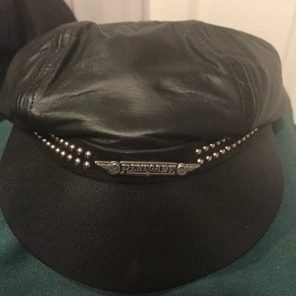 Renegade leather chain trim cap!♥️ - Picture 3 of 8